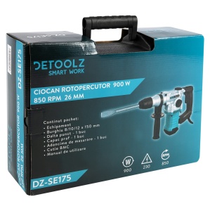 Rotary hammer 900W 850rpm 26mm - Img 9
