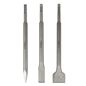 Set of 3 DZ 250mm SDS+ chisels