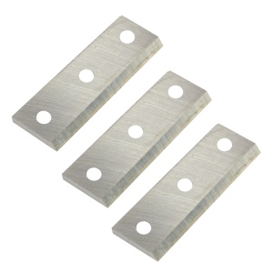 Set of 3 side blades (10.5 x 3.5 cm) for a branch shredder