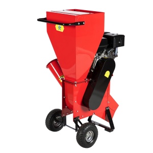 Shredder for branches Little Farmer, Ø100mm, petrol engine 15CP, electric start, vertical feed, for sawdust - Img 2