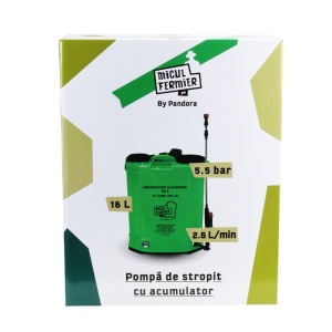 Small Farmer Spray Pump, capacity 16l, Pandora, with accumulator - Img 8