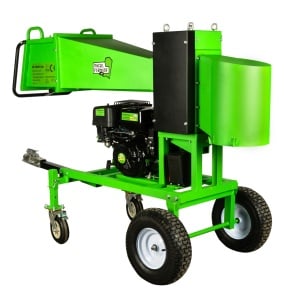 Tocator crengi Micul Fermier, motor benzina 18CP, diametru maxim de taiere Ø120mm, cu carlig de remorcare, pentru brichete - Img 17