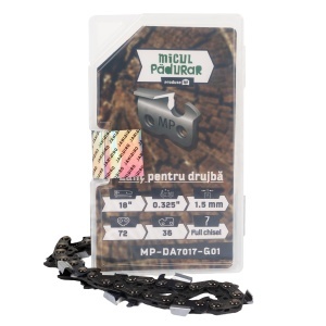 18'' .325'' 1.5mm 72P 36D full-chisel chain