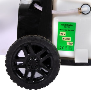 Battery-powered sprayer Little Farmer, capacity 40l, with wheels - Img 10