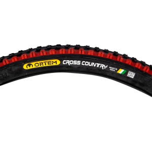 Bicycle tyre 26x1.95", ETRTO 52-559, model CROSS COUNTRY, black/red, All-terrain profile - Img 4
