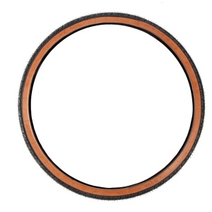 Bicycle tyre 28x1-5/8x1-3/8", ETRTO 37-622, model FIZER, black/brown, Street profile