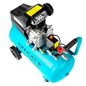 Compresor Detoolz 50L cu ulei, 1680 W, debit 206L/min, 8 bar, 2 prize de aer - Img 8