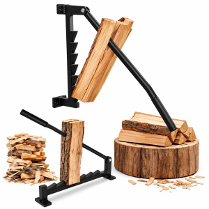 Despicator de lemne manual, 410mm, montare perete, Micul Padurar