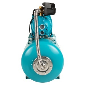 Detoolz 1.1 kW pressure booster, maximum flow rate 2480 l/h, maximum delivery head 45 m, cast iron pump body, 50-litre tank, ejector - Img 4