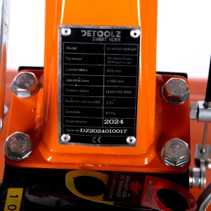 DETOOLZ 7CP 280cc rotary tiller, diesel, 4-stroke, 3-speed, manual start, with wheels - Img 20