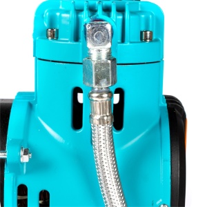 Detoolz compressor 24L oil-free, 1500 W, flow 154L/min, 8 bar, 2 air intakes - Img 2