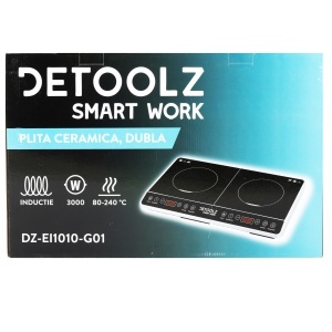 Detoolz double ceramic hob, induction, 3000W 8NT - Img 5