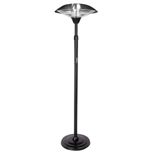 Detoolz patio heater, 2 kW, 2 power settings, maximum height 2.1 m, anti-tip system