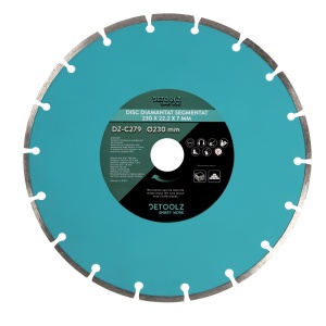 Diamond segmented disc 230x25.4x7mm
