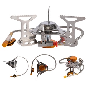 Folding camping stove with piezo ignition 150*85mm - Img 9