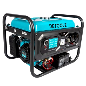Generator Detoolz 3kW 2P230 B4T Detoolz generator 3kW electric start 15L without wheels G02 G02 - Img 6