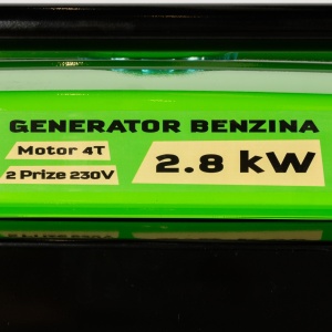 Generator Micul Fermier, 2.8KW, with manual start, 4T petrol engine, two 230V sockets, fuel tank 15L - Img 4
