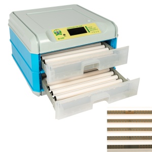 Incubator electric Micul Fermier capacitate 128 oua, 2 etaje, alimentare 220V/12V - Img 11