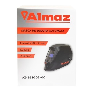 Masca de sudura Almaz, automata, fereastra 90x35mm, 2 senzori, sudura - Img 2