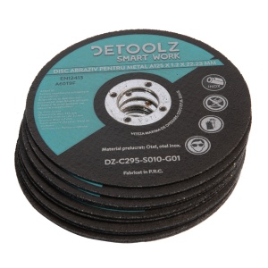 Metal grinding disc set 125 mm (10/set)