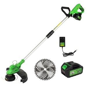 Micul Fermier 20V electric trimmer, 2 x 4Ah batteries, brushless motor
