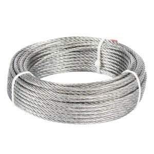 Micul Fermier galvanised steel cable, 6 mm diameter, 25 m length