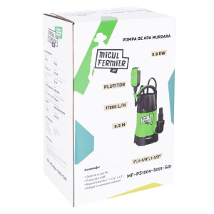 Micul Fermier waste water pump, 0.9 kW, maximum flow rate 17,200 l/h, maximum delivery head 8.5 m, with float switch - Img 6