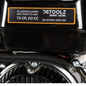 Petrol brush cutter, 7.5 hp, 212 cc, 4-stroke petrol engine, 97 cm double cutting deck - Img 11