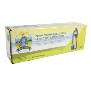 Pompa submersibila tip tun 1.1kw 3.6mc/h, plutitor - Img 3