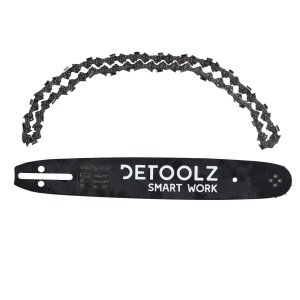 Set lama si lant drujba Detoolz, lungime 13'', pas 0.325'', grosime 1.5mm, 56 pinteni, 28 dinti, full chisel - Img 3