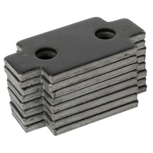 Set of 8 drum blades (9.5 x 5 cm) for a branch shredder - Img 2