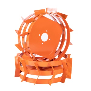 Tiller 10CP, 418CC + large reversible plough + metal wheels - Img 10