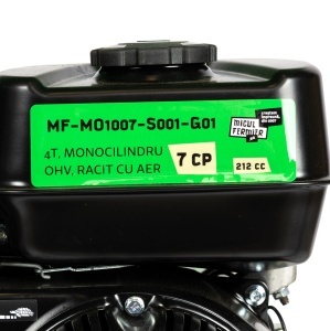 Tocator de crengi Micul Fermier, motor benzina 7 CP, 60 mm diametru maxim de taiere, pentru brichete - Img 4