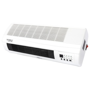 Aeroterma de perete Detoolz, 2KW, 2 trepte de putere, cu afisaj LED si termostat - Img 7