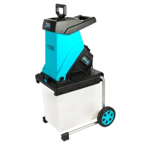 Branch and garden waste shredder, 2800W, maximum cutting diameter 45mm, 50L container