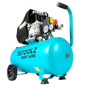 Compresor Detoolz 50L cu ulei, 1680 W, debit 206L/min, 8 bar, 2 prize de aer - Img 9