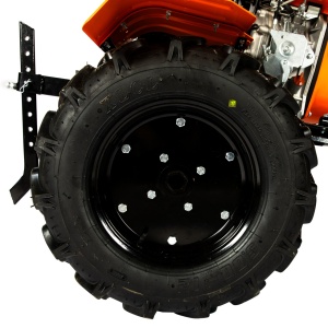 Detoolz 11CP 418cc rotary tiller, diesel, 4-stroke, 3-speed, electric start, with wheels - Img 8