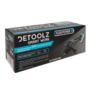 Detoolz 20V angle grinder, disc diameter Ø125, brushless motor - Img 12