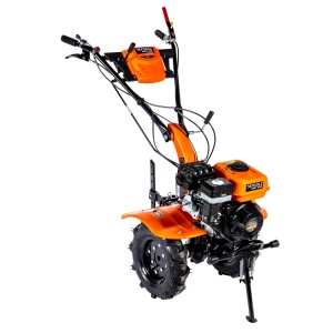 DETOOLZ 8.5 HP 208 cc petrol rotary tiller, 4-stroke, 3-speed, manual start, with wheels
