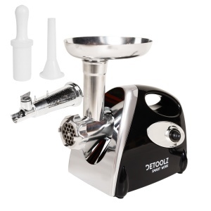Detoolz meat mincer, 1400W, 90 kg/h with 3 screens - Img 2