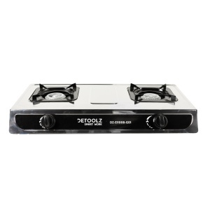 Detoolz portable mini cooker, 5.6 kW, 2 burners, Piezo ignition - Img 2