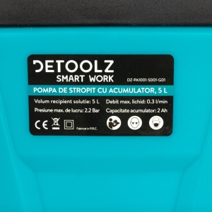 Detoolz spray pump, capacity 5 litres, with Li-Ion battery - Img 2
