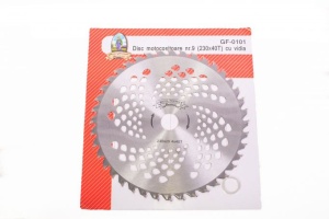 Disc motocoasa Micul Fermier, 40T Vidia Ø230mm - Img 3