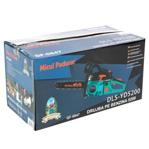 Drujba Micul Padurar 5200, capacitate cilindrica 52cc, 2.7 CP, 1 lant 16" + 1 lama, pornire rapida - Img 6