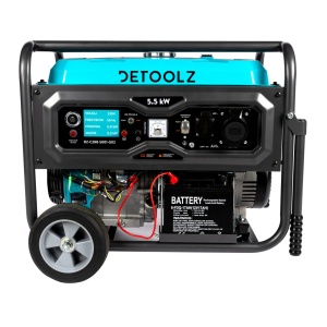 Generator Detoolz 5.5kW 2P230 B4T electric start Detoolz 5.5kW generator 25L with wheels G02