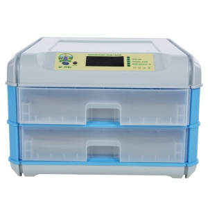 Incubator electric Micul Fermier capacitate 128 oua, 2 etaje, alimentare 220V/12V - Img 2