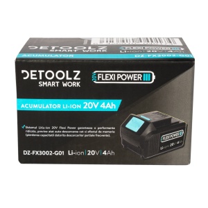 Li-ion battery, Detoolz, 20V, 4Ah - Img 7