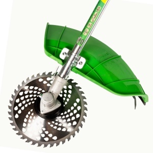 Motocoasa (Trimmer) electrica Micul Fermier 2x20V, 2 acumulatori 4Ah, maner simplu, motor fara perii - Img 2