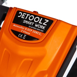 Motocultor DETOOLZ 8.5CP 208CC, benzina,4T, 3 viteze, pornire manuala, cu roti - Img 20
