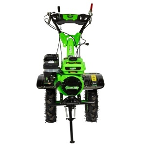 Motocultor Micul Fermier, 8.5CP, 212cc, motor pe benzina 4 timpi, 3 trepte de viteza, pornire manuala, cu roti - Img 3
